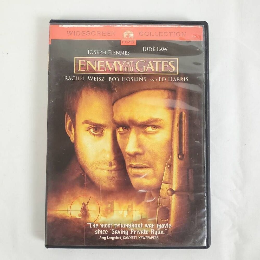 Enemy at the Gates DVD Jude Law Rachel Weisz Joseph Fiennes War Epic Widescreen